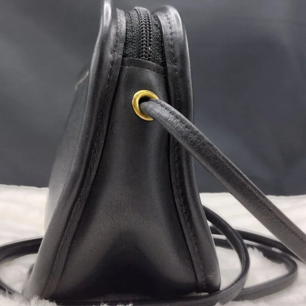 Vintage Coach Black Style 9935 Style /Hadley Zip Top zipper closure/Front PKT - Picture 13 of 16